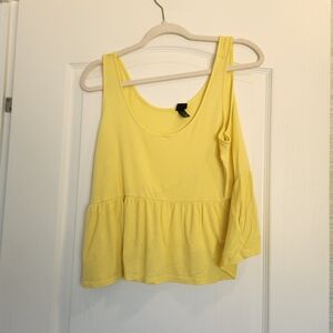 Wild Fable Yellow Sleeveless Blouse Size M Euc